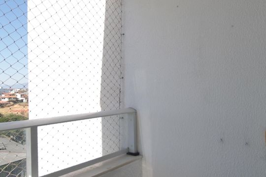 Varanda da Sala de apartamento à venda com 2 quartos, 56m² em Planalto, Belo Horizonte