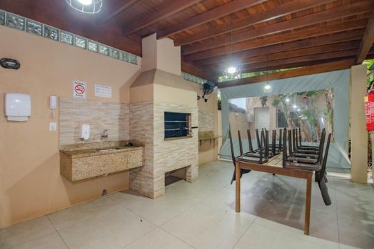 Área comum - Churrasqueira de apartamento para alugar com 3 quartos, 90m² em Passo D’areia, Porto Alegre