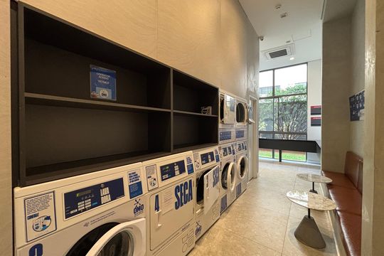 Lavanderia de kitnet/studio para alugar com 1 quarto, 26m² em Pinheiros, São Paulo