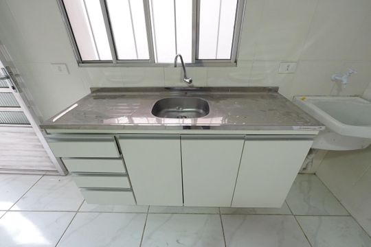 Cozinha de casa para alugar com 1 quarto, 50m² em Ipiranga, São Paulo