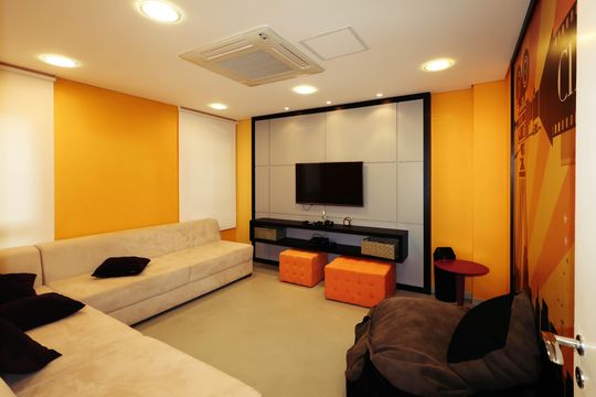 Área comum - cinema de apartamento para alugar com 3 quartos, 113m² em Vila Mariana, São Paulo