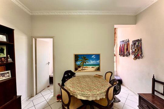 Sala de apartamento para alugar com 1 quarto, 55m² em Catete, Rio de Janeiro