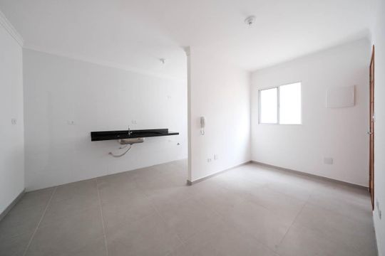 Sala/Cozinha de apartamento para alugar com 2 quartos, 42m² em Vila Dalila, São Paulo