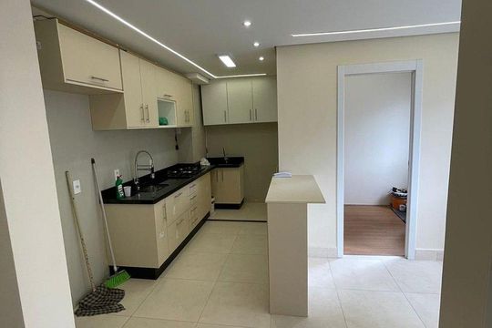 Cozinha de apartamento para alugar com 2 quartos, 35m² em São Miguel, São Paulo