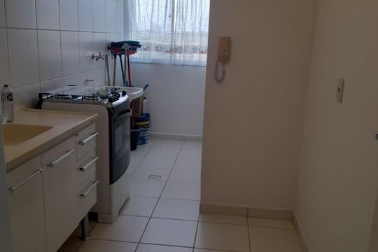 Cozinha de apartamento à venda com 2 quartos, 54m² em Caxambu, Jundiaí