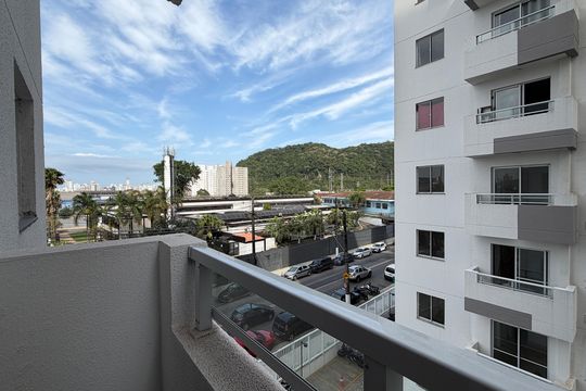 Varanda da Sala de apartamento para alugar com 2 quartos, 42m² em Jabaquara, Santos