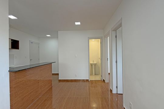 Sala de apartamento para alugar com 2 quartos, 42m² em Jabaquara, Santos