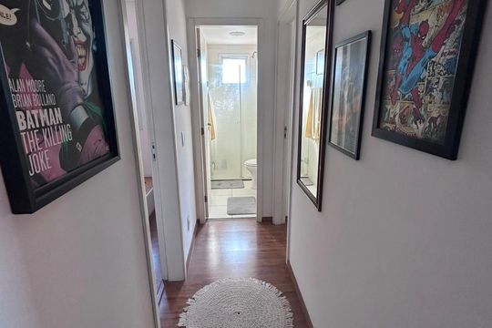 Corredor de apartamento à venda com 3 quartos, 88m² em cursino, São Paulo