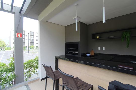 Área comum - Churrasqueira de apartamento à venda com 2 quartos, 45m² em Barra Olímpica, Rio de Janeiro