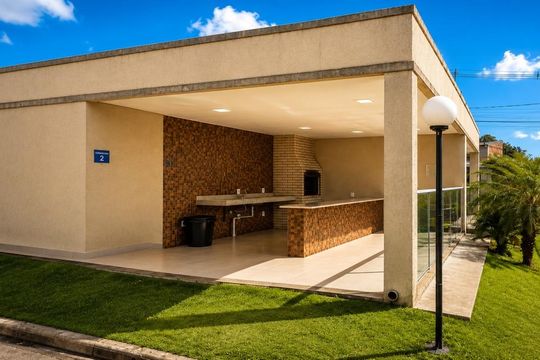 Área externa de apartamento para alugar com 2 quartos, 40m² em São Luiz, Gravataí