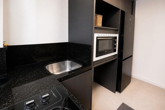 Cozinha de apartamento para alugar com 2 quartos, 40m² em São Luiz, Gravataí