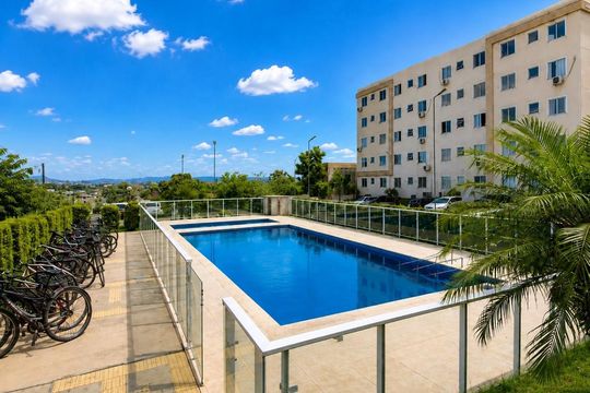 Área externa de apartamento para alugar com 2 quartos, 40m² em São Luiz, Gravataí