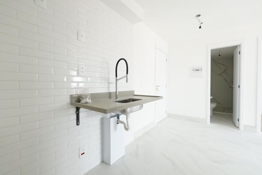 Cozinha de apartamento à venda com 2 quartos, 36m² em Ipiranga, São Paulo