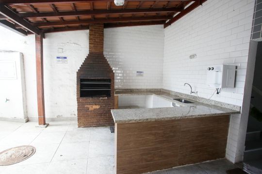 Área comum - Churrasqueira de apartamento para alugar com 2 quartos, 58m² em Taquara, Rio de Janeiro