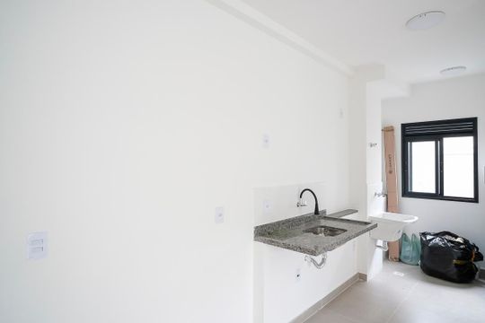Cozinha de apartamento para alugar com 2 quartos, 44m² em Nova Gerti, São Caetano do Sul