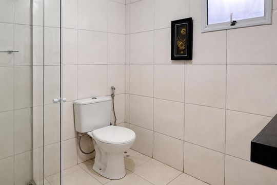 Banheiro de apartamento para alugar com 1 quarto, 43m² em Santo Cristo, Rio de Janeiro