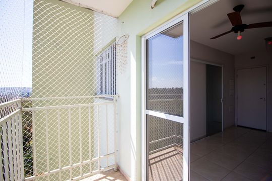 Varanda da Sala de apartamento para alugar com 2 quartos, 59m² em Jardim Brasilandia, Sorocaba