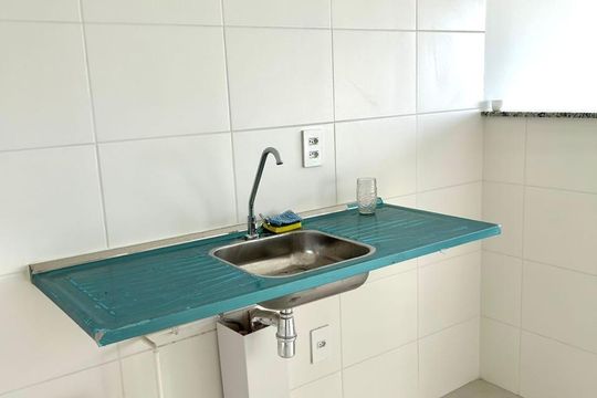 Cozinha de apartamento à venda com 2 quartos, 33m² em Colônia (Zona Leste), São Paulo