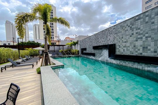 Área comum - Piscina de kitnet/studio para alugar com 1 quarto, 36m² em Vila Mariana, São Paulo