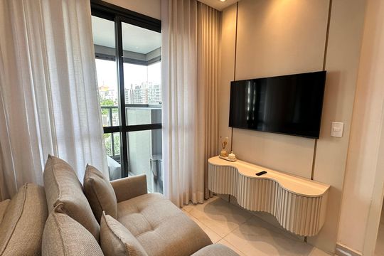 Apartamento para alugar com 1 quarto, 38m² em Brooklin, São Paulo