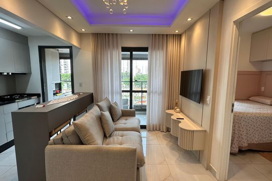 Apartamento para alugar com 1 quarto, 38m² em Brooklin, São Paulo