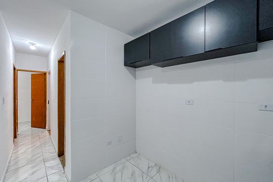 Cozinha de apartamento para alugar com 1 quarto, 29m² em Vila Esperança, São Paulo
