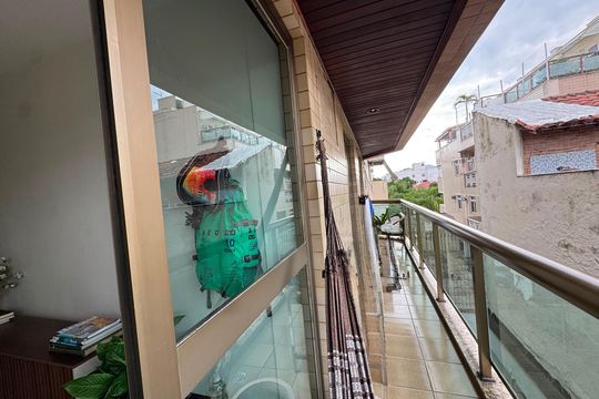 Varanda de apartamento para alugar com 3 quartos, 89m² em Recreio dos Bandeirantes, Rio de Janeiro