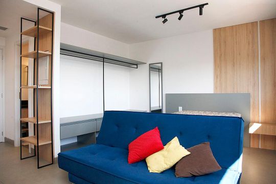 Studio - Sala / Quarto de kitnet/studio para alugar com 1 quarto, 33m² em Rio Branco, Porto Alegre