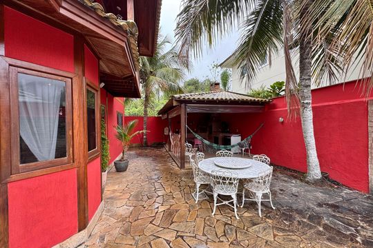Área externa de casa de condomínio à venda com 6 quartos, 400m² em Recreio dos Bandeirantes, Rio de Janeiro