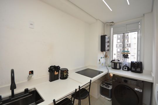 Cozinha de apartamento à venda com 2 quartos, 39m² em Socorro, São Paulo