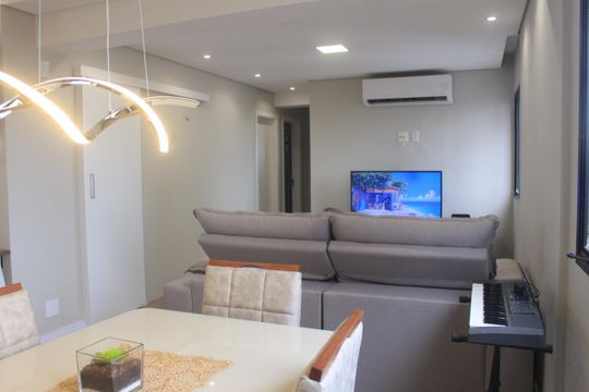 Sala de apartamento para alugar com 3 quartos, 92m² em Santa Paula, São Caetano do Sul