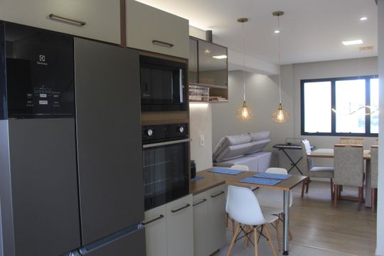 Cozinha de apartamento para alugar com 3 quartos, 92m² em Santa Paula, São Caetano do Sul