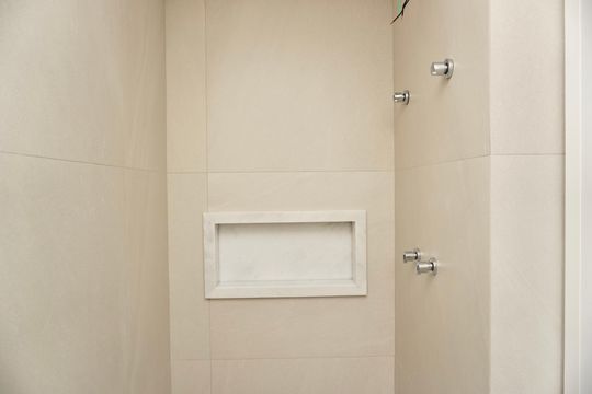 Banheiro da Suíte de apartamento à venda com 3 quartos, 133m² em Luxemburgo, Belo Horizonte