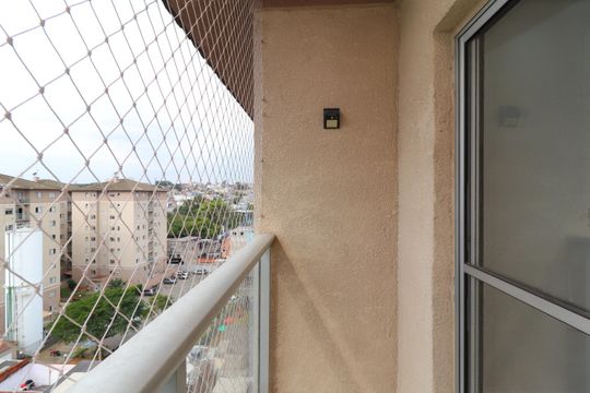 Varanda da Sala de apartamento para alugar com 2 quartos, 51m² em Jardim Santo Antonio, São Paulo