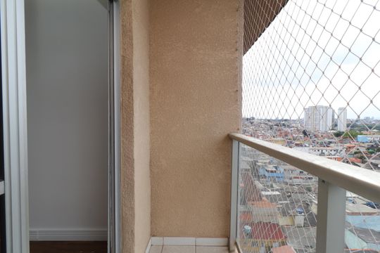 Varanda da Sala de apartamento para alugar com 2 quartos, 51m² em Jardim Santo Antonio, São Paulo