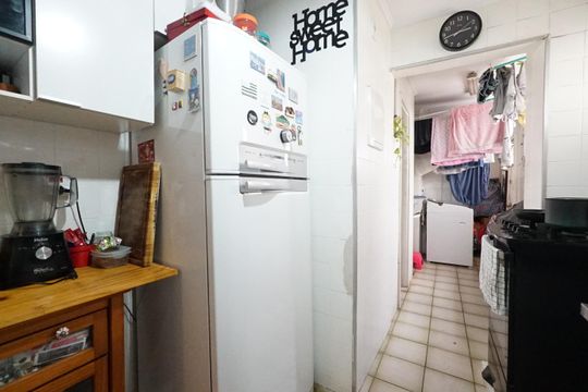 Cozinha de apartamento à venda com 3 quartos, 96m² em Vila Clementino, São Paulo