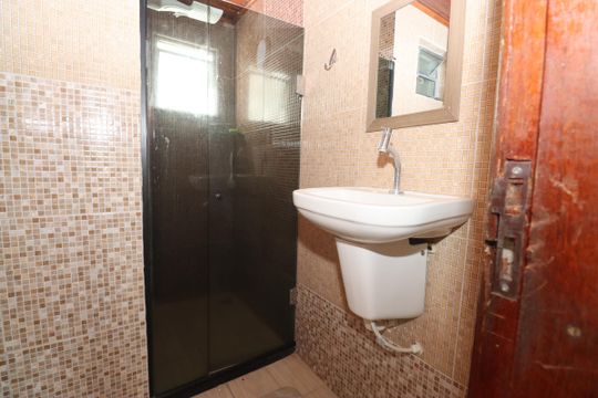 Banheiro de apartamento para alugar com 3 quartos, 80m² em Cabula, Salvador