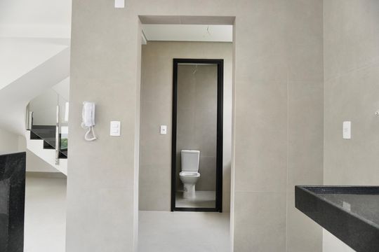 Cozinha e Área de Serviço de apartamento à venda com 3 quartos, 184m² em Luxemburgo, Belo Horizonte