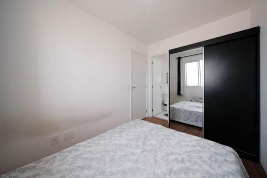 Suíte de apartamento para alugar com 1 quarto, 35m² em Vila Ré, São Paulo