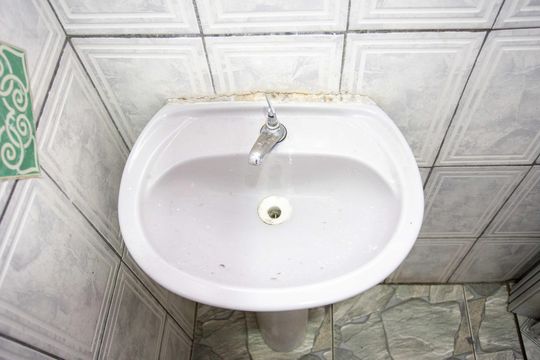 Banheiro de casa para alugar com 1 quarto, 55m² em Campanário, Diadema