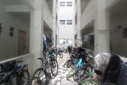 Área Comum - Bcicletário de apartamento para alugar com 1 quarto, 30m² em Embaré, Santos