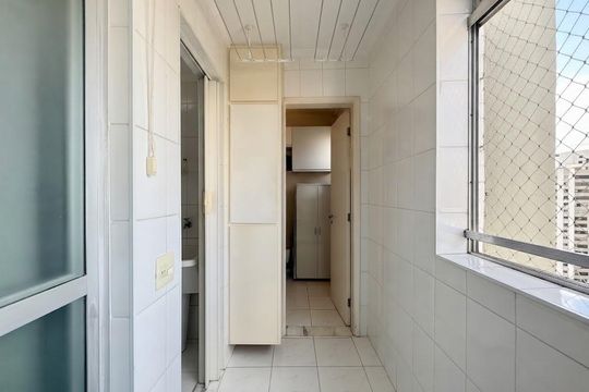 Área de Serviço de apartamento à venda com 3 quartos, 85m² em Campo Belo, São Paulo