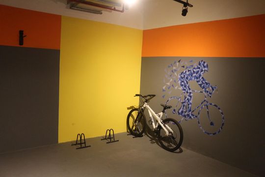 Área comum de kitnet/studio para alugar com 1 quarto, 21m² em Santa Paula, São Caetano do Sul