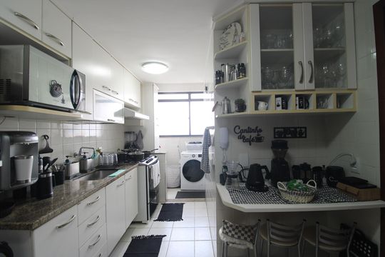Cozinha de apartamento à venda com 3 quartos, 174m² em Pechincha, Rio de Janeiro