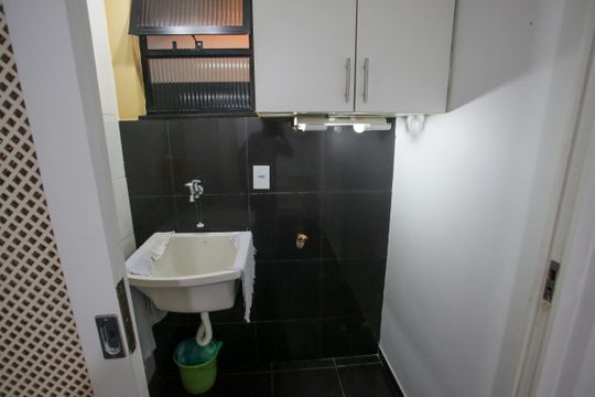 Área de Serviço de apartamento para alugar com 2 quartos, 120m² em Taquara, Rio de Janeiro