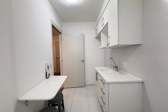 Cozinha de kitnet/studio para alugar com 1 quarto, 29m² em Mooca, São Paulo