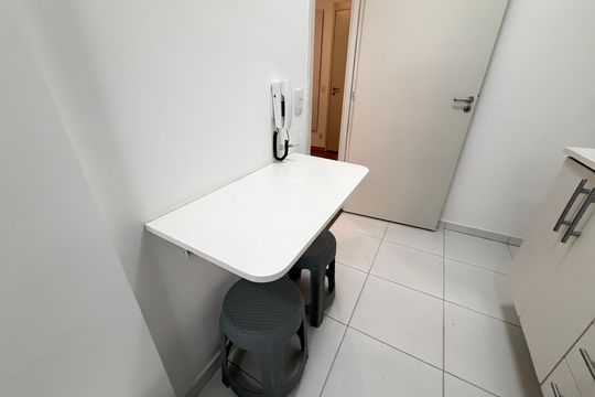 Cozinha de kitnet/studio para alugar com 1 quarto, 29m² em Mooca, São Paulo
