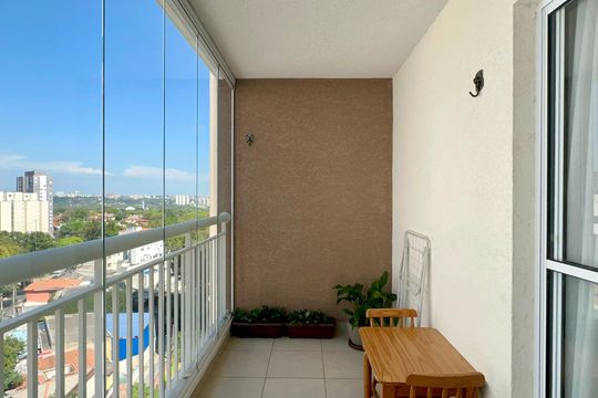 Varanda de apartamento à venda com 2 quartos, 60m² em Alto de Pinheiros, São Paulo