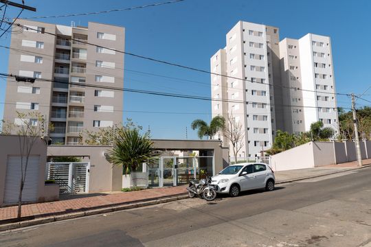 Fachada do Prédio de apartamento para alugar com 3 quartos, 80m² em Parque Prado, Campinas