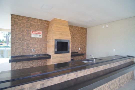 Área comum - Churrasqueira de apartamento para alugar com 2 quartos, 40m² em Canudos, Novo Hamburgo